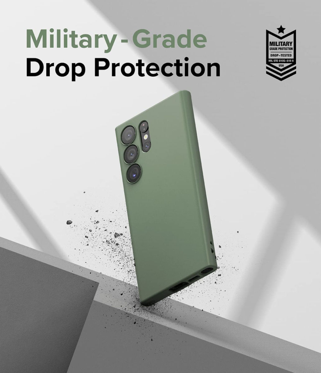 Ringke Air S Samsung Galaxy S23 Ultra Hoesje Flexibel TPU Groen afbeelding 3
