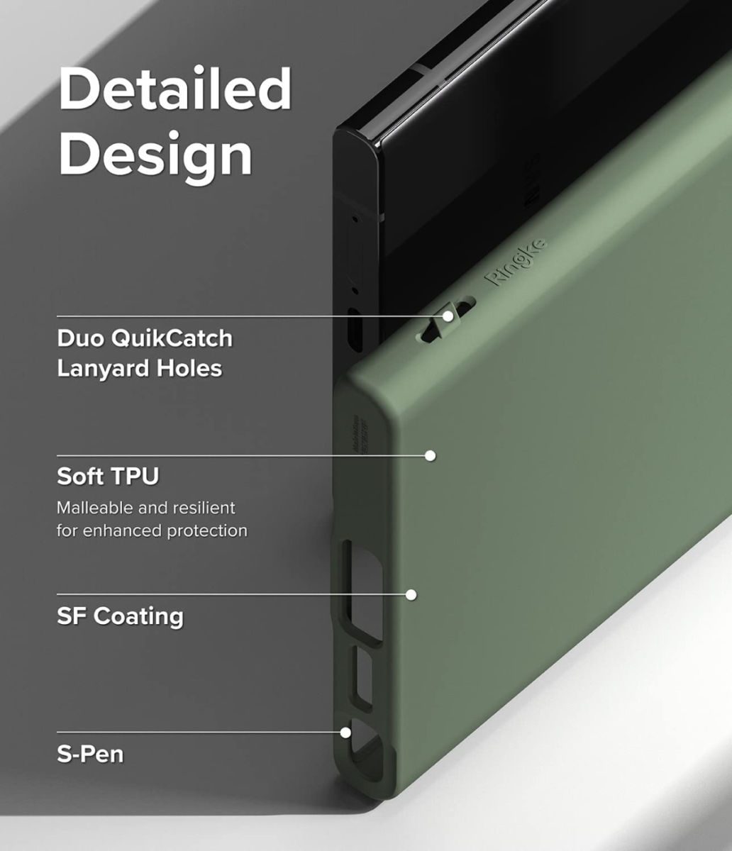 Ringke Air S Samsung Galaxy S23 Ultra Hoesje Flexibel TPU Groen afbeelding 6