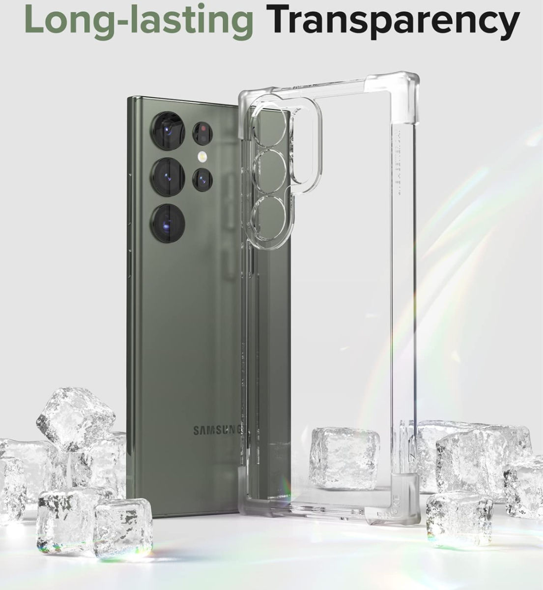 Ringke Fusion Bumper Samsung Galaxy S23 Ultra Hoesje Transparant afbeelding 7
