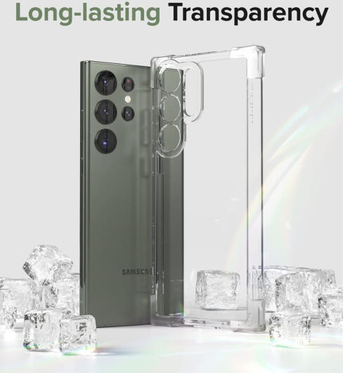 Ringke Fusion Bumper Samsung Galaxy S23 Ultra Hoesje Transparant afbeelding 7