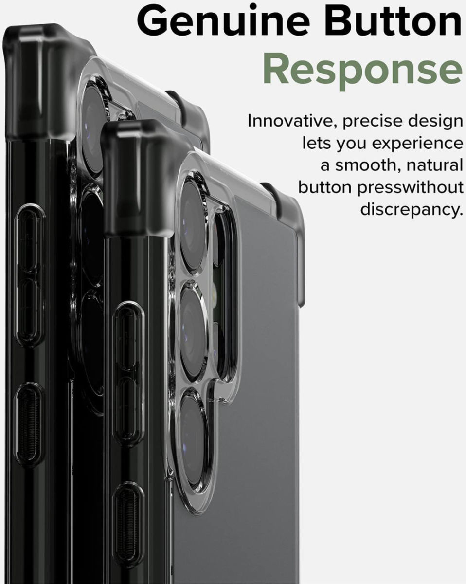 Ringke Fusion Bumper Samsung Galaxy S23 Ultra Hoesje Matte Zwart afbeelding 10