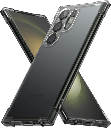 Ringke Fusion Bumper Samsung Galaxy S23 Ultra Hoesje Matte Zwart afbeelding 2