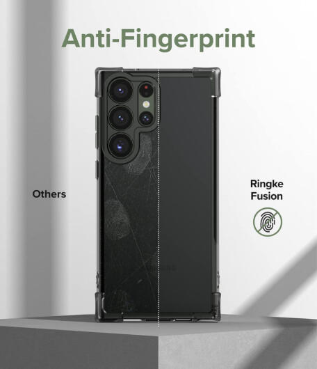 Ringke Fusion Bumper Samsung Galaxy S23 Ultra Hoesje Matte Zwart afbeelding 6