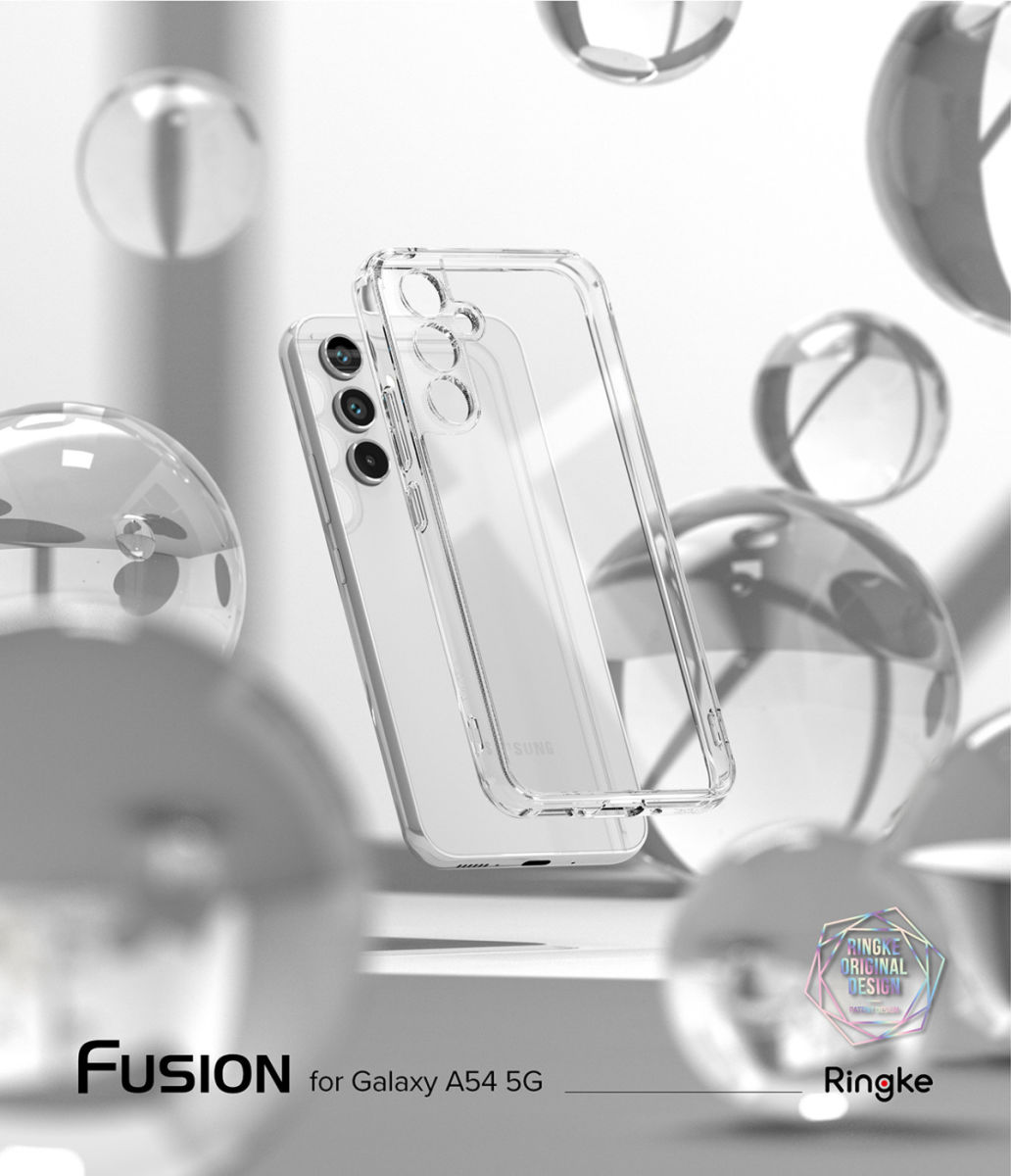 Ringke Fusion Samsung Galaxy A54 Hoesje Back Cover Matte Transparant afbeelding 9