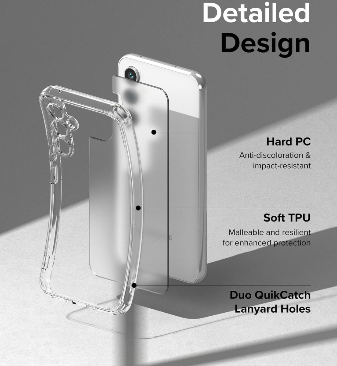 Ringke Fusion Samsung Galaxy A54 Hoesje Back Cover Matte Transparant afbeelding 6