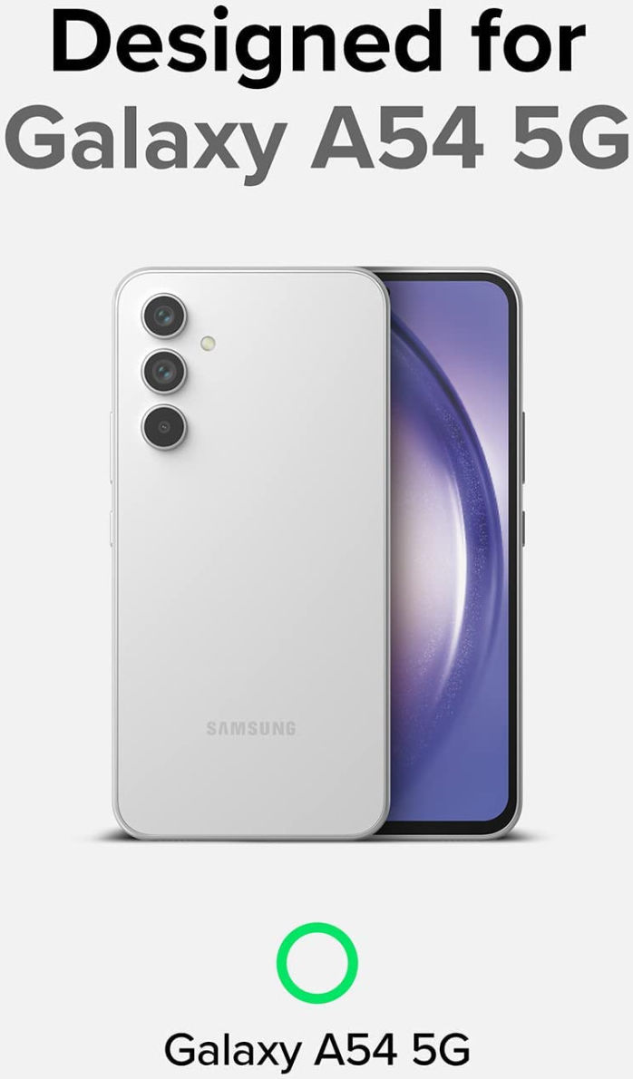 Ringke Fusion X Samsung Galaxy A54 Hoesje Back Cover Camo Zwart afbeelding 10
