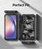 Ringke Fusion X Samsung Galaxy A54 Hoesje Back Cover Camo Zwart afbeelding 9