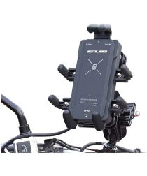 GUB P70 Telefoonhouder Motor/Scooter met Draadloos Opladen 15W Zwart