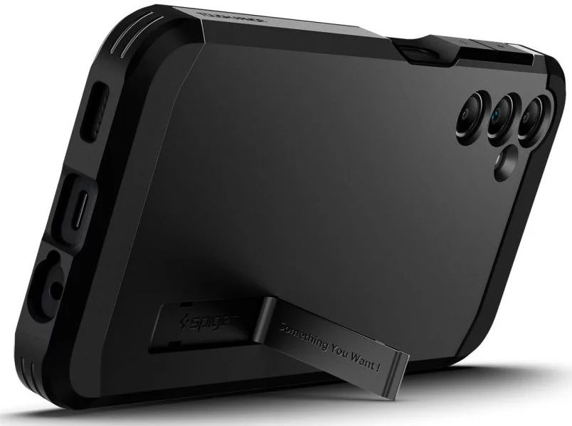 Spigen Tough Armor Samsung Galaxy A14 Hoesje Back Cover Zwart afbeelding 2