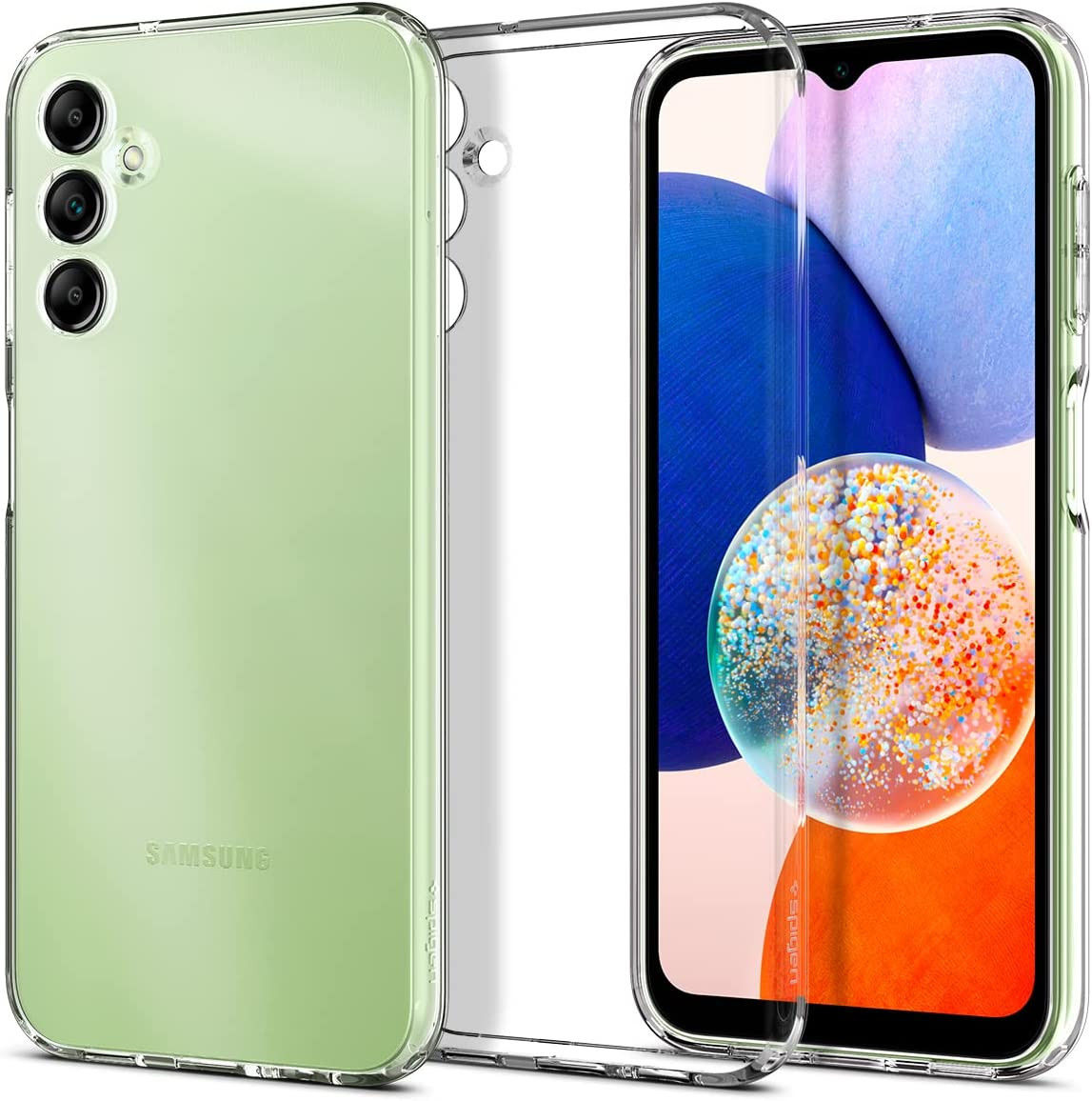 Spigen Liquid Air Samsung Galaxy A14 Hoesje Back Cover Transparant afbeelding 1