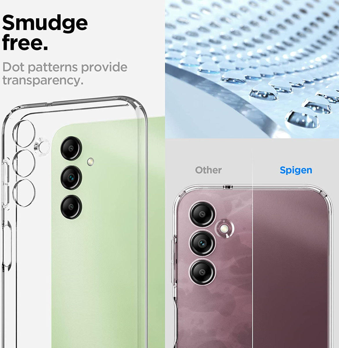 Spigen Liquid Air Samsung Galaxy A14 Hoesje Back Cover Transparant afbeelding 6