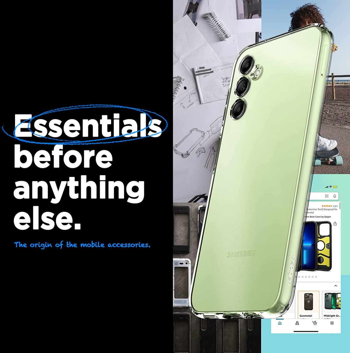 Spigen Liquid Air Samsung Galaxy A14 Hoesje Back Cover Transparant afbeelding 8
