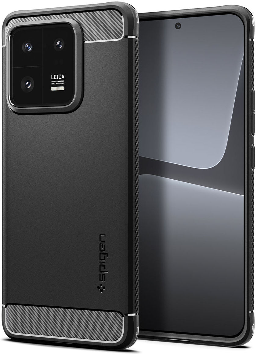 Spigen Rugged Armor Xiaomi 13 Pro Hoesje Back Cover Zwart afbeelding 2