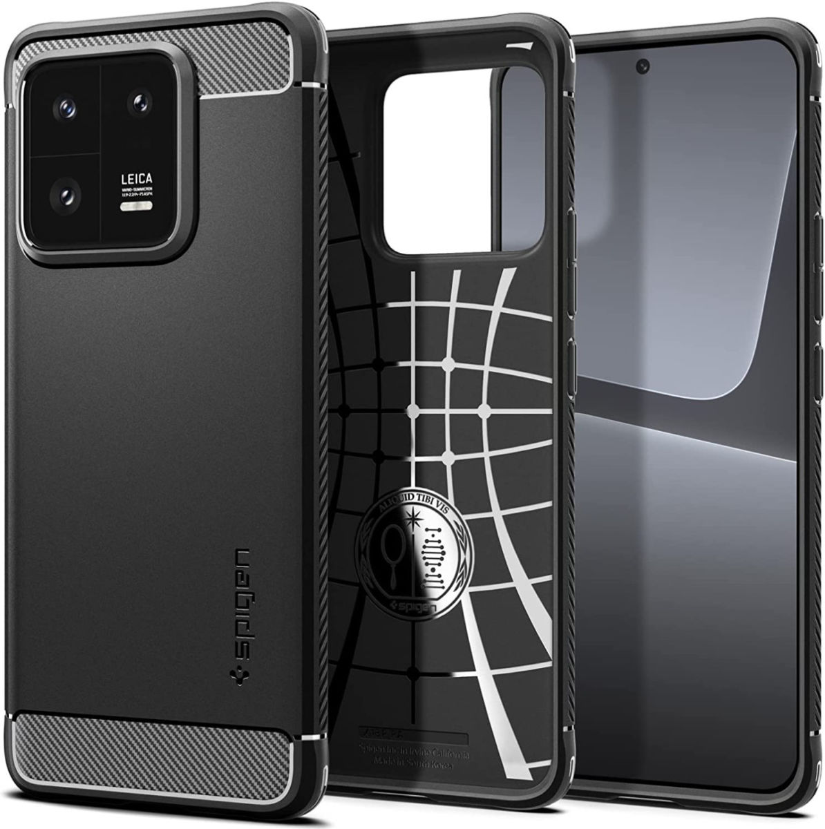 Spigen Rugged Armor Xiaomi 13 Pro Hoesje Back Cover Zwart afbeelding 1