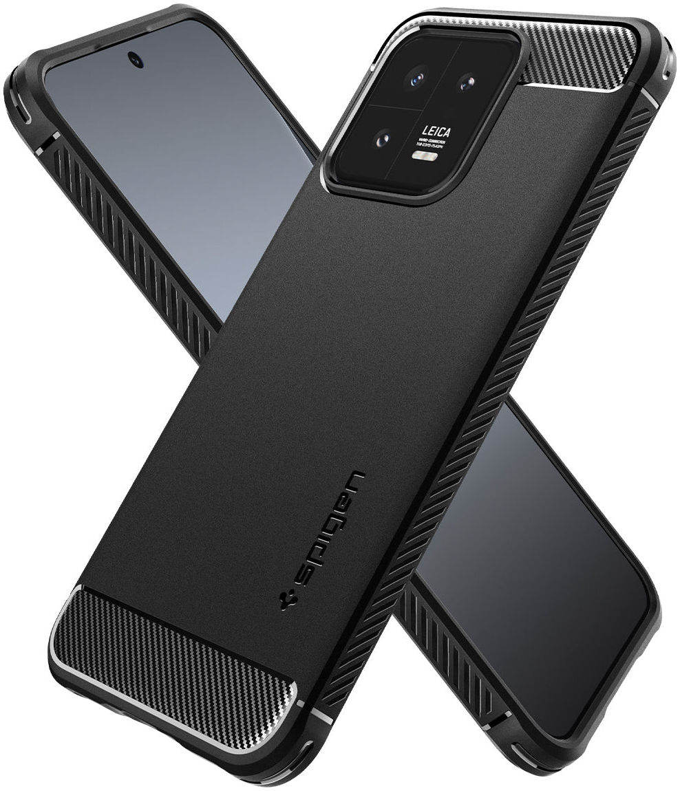 Spigen Rugged Armor Xiaomi 13 Hoesje Back Cover Zwart afbeelding 11