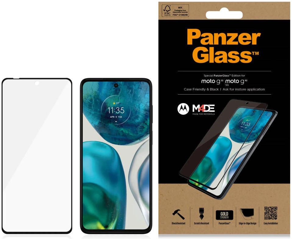 PanzerGlass Motorola Moto G52/G82/Edge 30 Screen Protector afbeelding 1