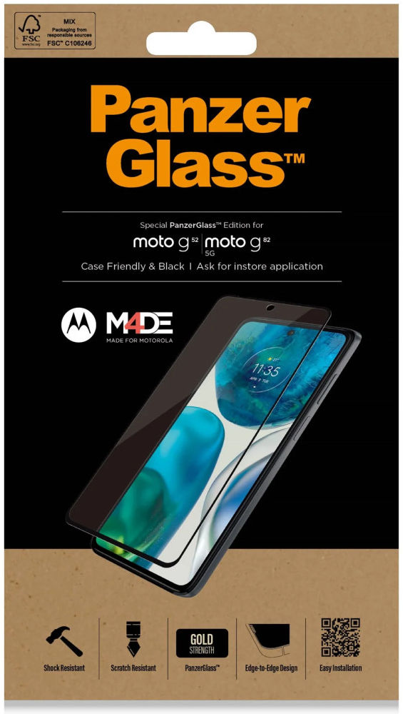 PanzerGlass Motorola Moto G52/G82/Edge 30 Screen Protector afbeelding 5