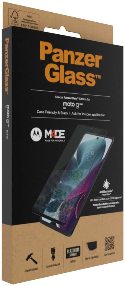 PanzerGlass Motorola Moto G200 Screen Protector Antibacterieel afbeelding 7