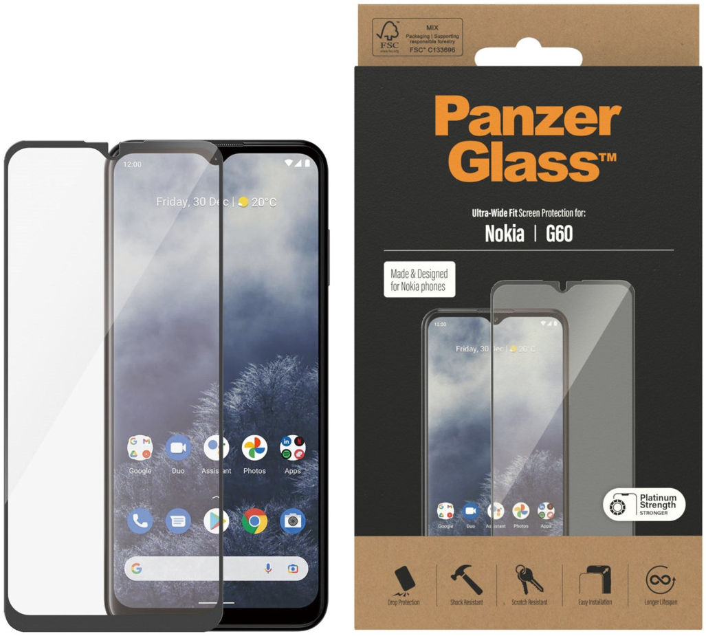 PanzerGlass Ultra-Wide Nokia G60 Screen Protector Tempered Glass afbeelding 1