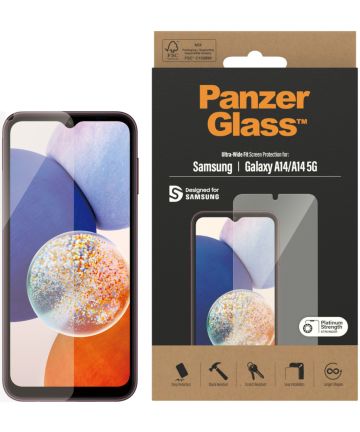 PanzerGlass Ultra-Wide Samsung Galaxy A14 Screen Protector Screen Protectors