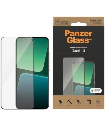 PanzerGlass Ultra-Wide Xiaomi 13 Screen Protector Case Friendly Screen Protectors