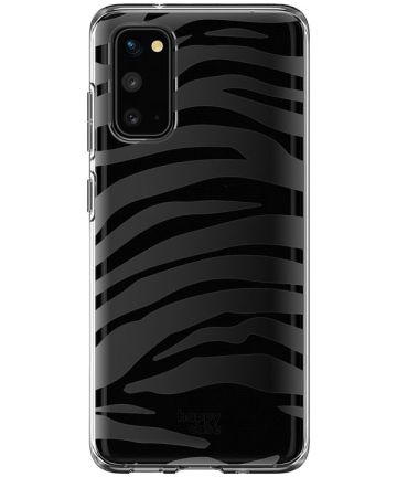 HappyCase Samsung Galaxy S20 FE Hoesje Flexibel TPU Zebra Print Hoesjes