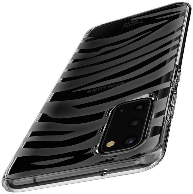 HappyCase Samsung Galaxy S20 FE Hoesje Flexibel TPU Zebra Print afbeelding 4