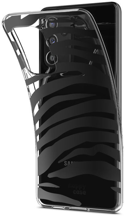 HappyCase Samsung Galaxy A53 Hoesje Flexibel TPU Zebra Print afbeelding 4