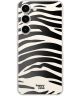 HappyCase Samsung Galaxy S23 Hoesje Flexibel TPU Zebra Print