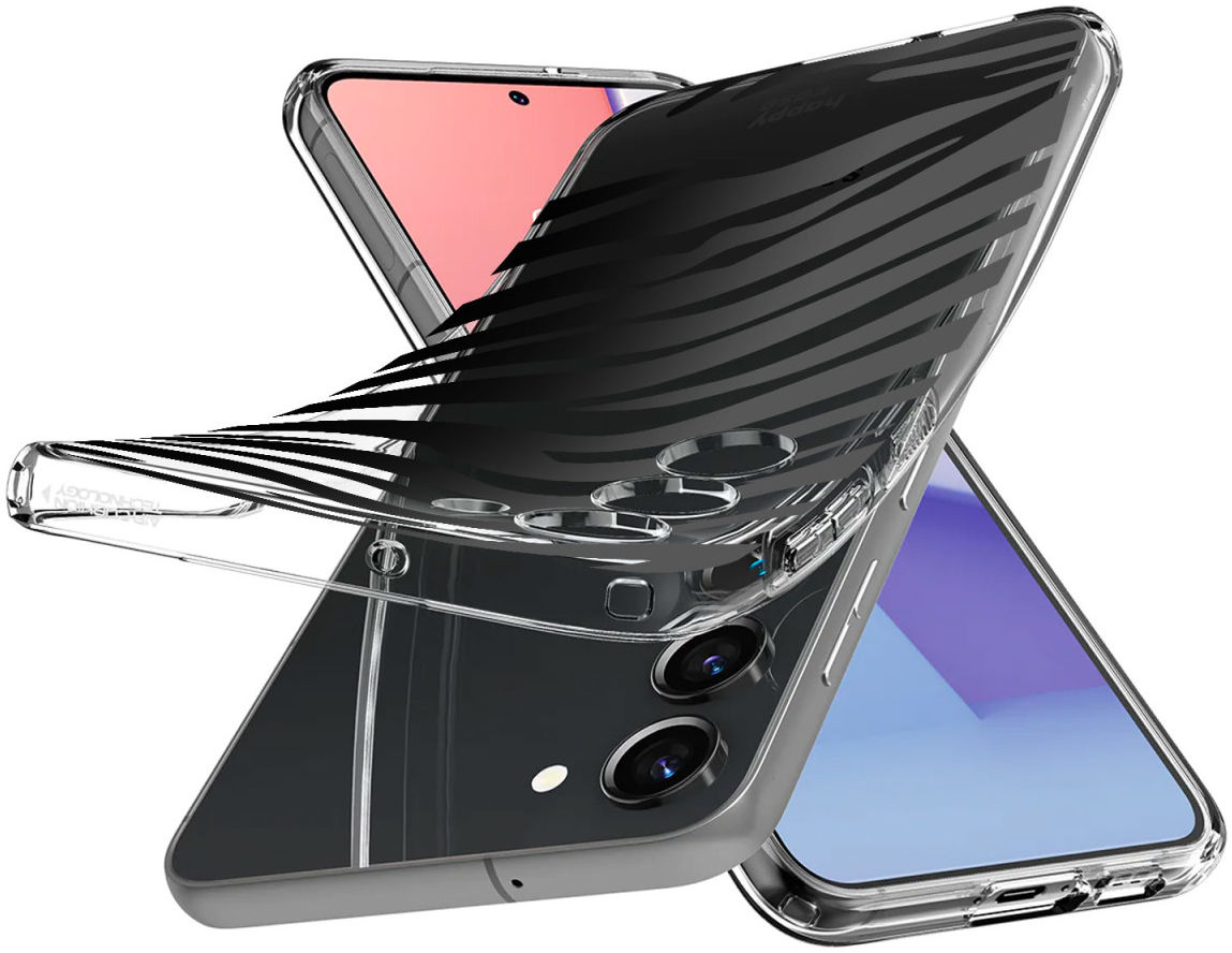 HappyCase Samsung Galaxy S23 Hoesje Flexibel TPU Zebra Print afbeelding 4