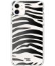 HappyCase Apple iPhone 11 Hoesje Flexibel TPU Zebra Print