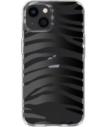 HappyCase Apple iPhone 13 Hoesje Flexibel TPU Zebra Print