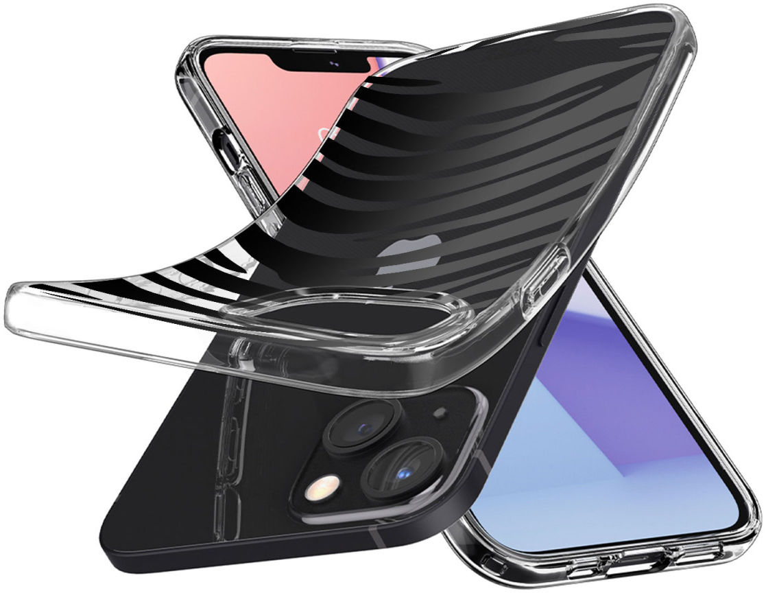 HappyCase Apple iPhone 13 Hoesje Flexibel TPU Zebra Print afbeelding 2
