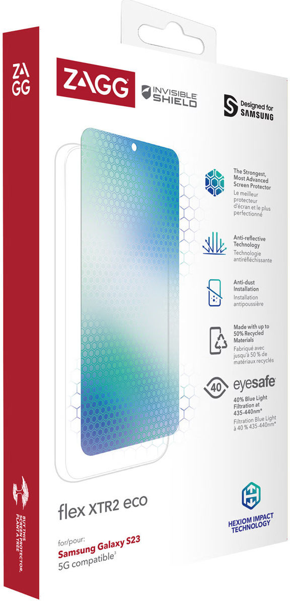 ZAGG InvisibleShield Flex XTR2 Eco Samsung Galaxy S23 Screen Protector afbeelding 11