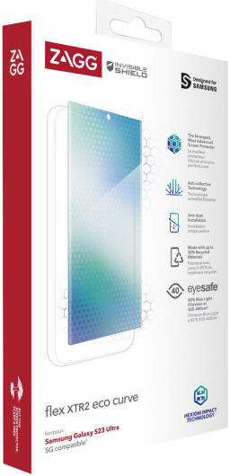 ZAGG InvisibleShield Curve XTR2 Eco Samsung S23 Ultra Screen Protector afbeelding 11