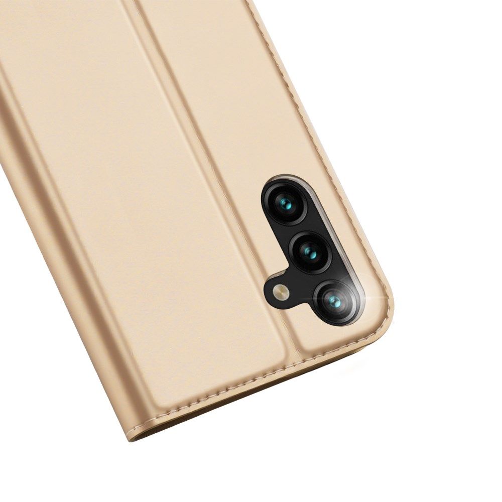 Dux Ducis Skin Pro Samsung Galaxy A14 Hoesje Portemonnee Goud afbeelding 9