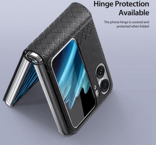 Dux Ducis Bril Oppo Find N2 Flip Hoesje Back Cover Zwart afbeelding 4