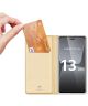Dux Ducis Skin Pro Xiaomi 13 Lite Hoesje Portemonnee Book Case Goud