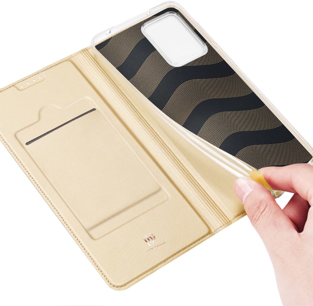 Dux Ducis Skin Pro Xiaomi 13 Lite Hoesje Portemonnee Book Case Goud afbeelding 6