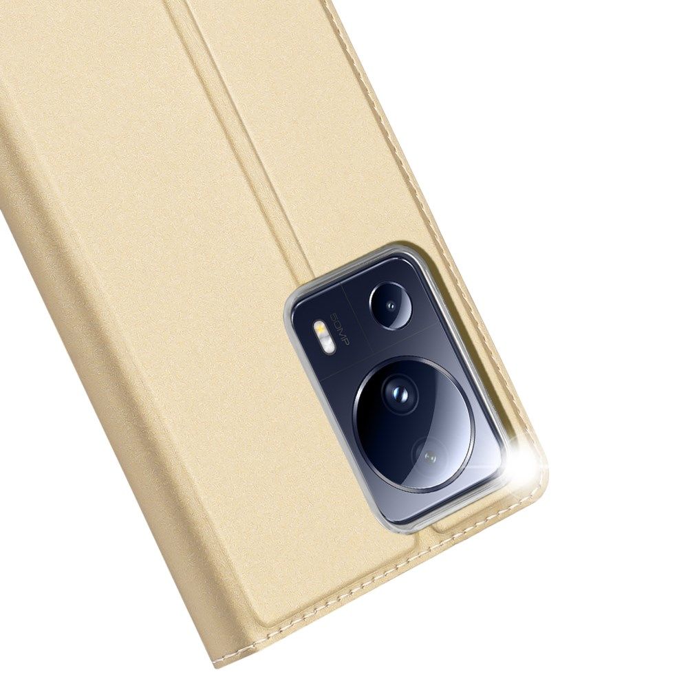Dux Ducis Skin Pro Xiaomi 13 Lite Hoesje Portemonnee Book Case Goud afbeelding 9