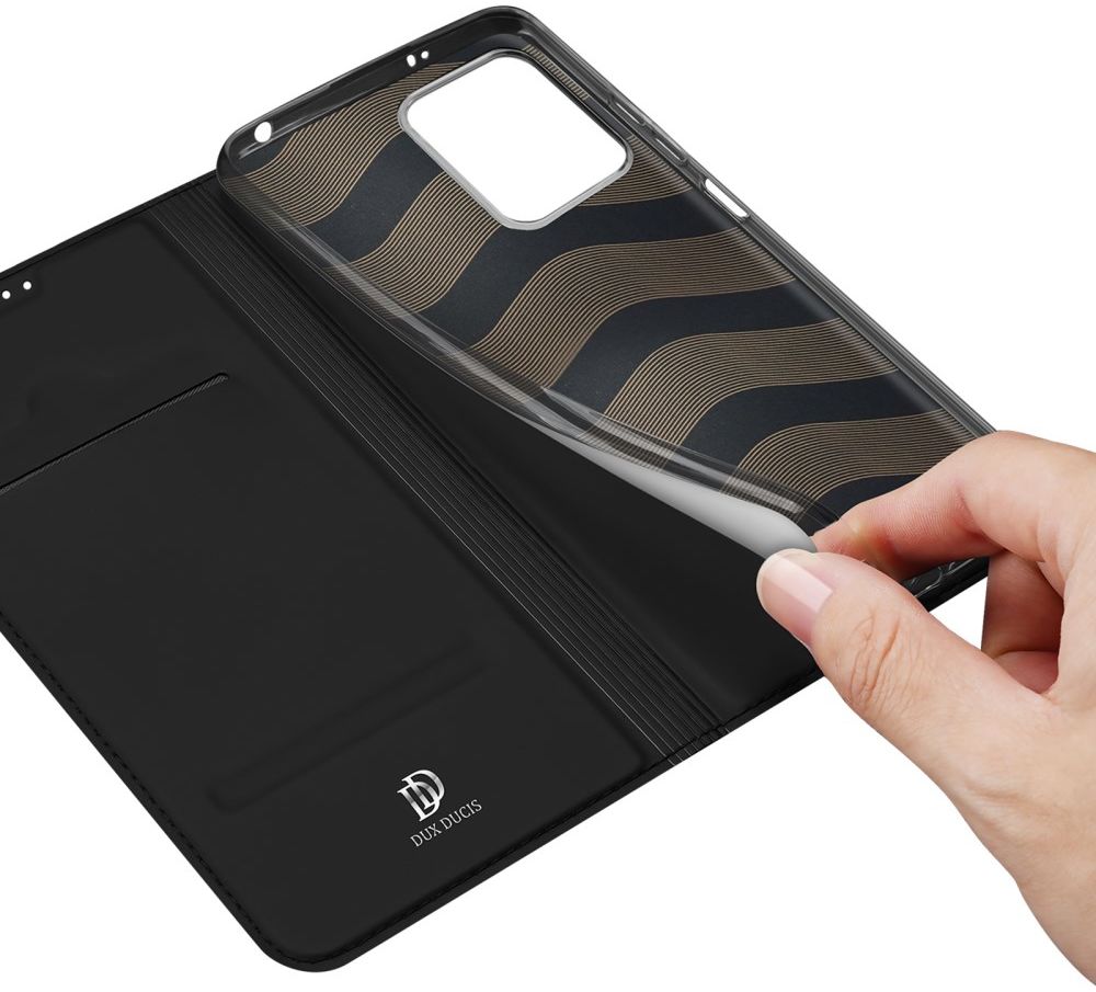 Dux Ducis Skin Pro Xiaomi Redmi Note 12 5G/Poco X5 Hoesje Wallet Zwart afbeelding 4