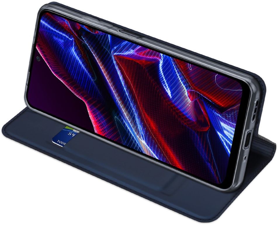 Dux Ducis Skin Pro Xiaomi Redmi Note 12 5G/Poco X5 Hoesje Wallet Blauw afbeelding 8
