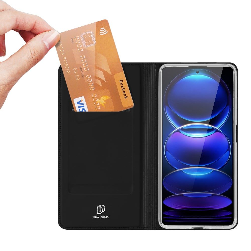 Dux Ducis Skin Pro Xiaomi Redmi Note 12 Pro Plus Hoesje Zwart afbeelding 2