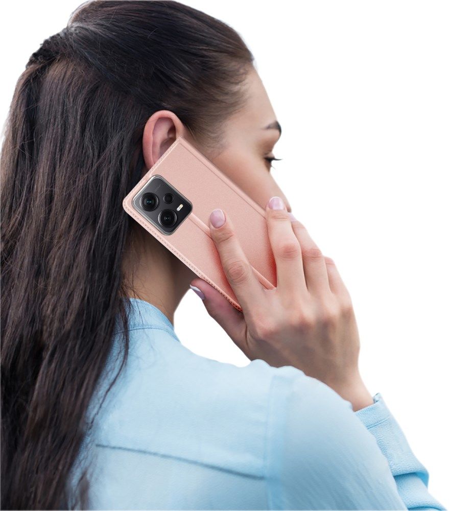 Dux Ducis Skin Pro Xiaomi Redmi Note 12 Pro Plus Hoesje Roze afbeelding 10