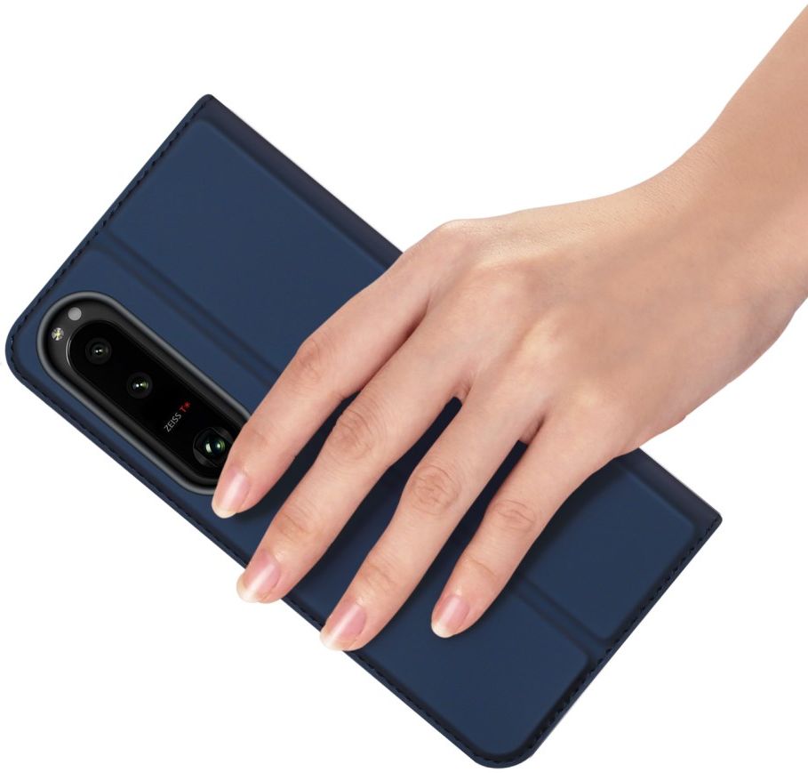 Dux Ducis Skin Pro Sony Xperia 1 V Hoesje Portemonnee Blauw afbeelding 5