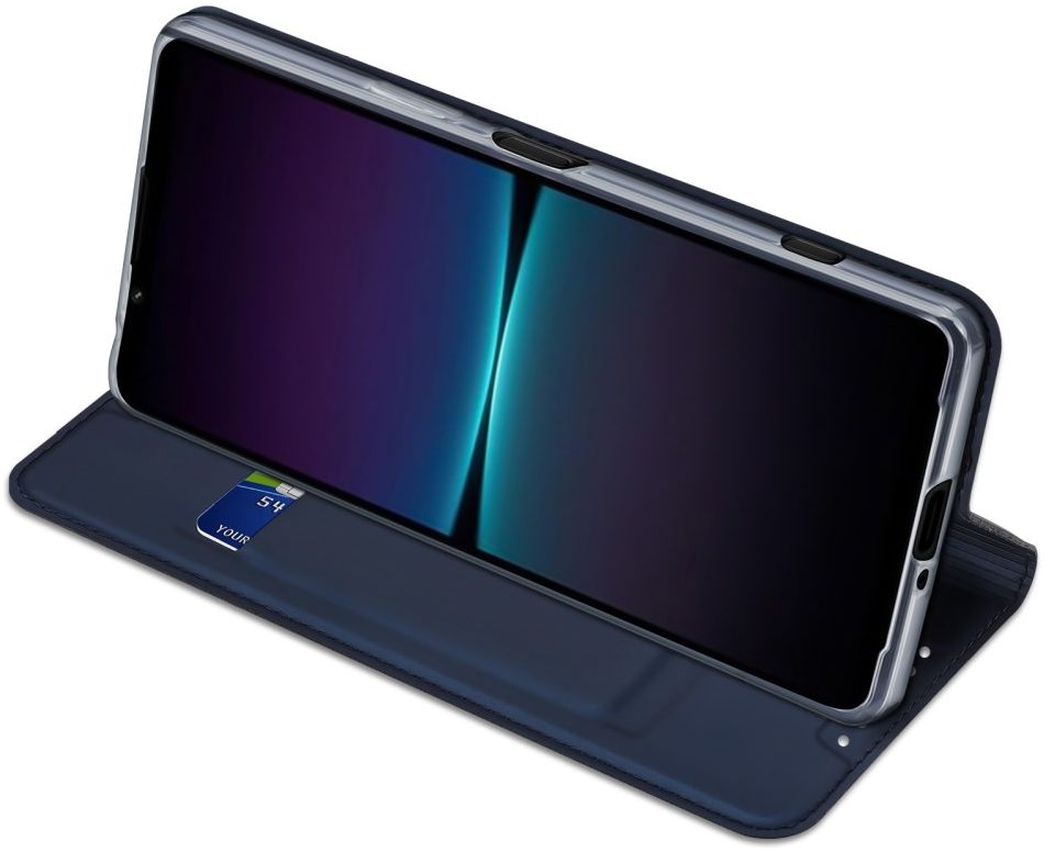 Dux Ducis Skin Pro Sony Xperia 1 V Hoesje Portemonnee Blauw afbeelding 8