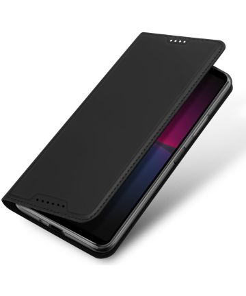 verdiepen dilemma Voetganger Dux Ducis Skin Pro Sony Xperia 10 V Hoesje Portemonnee Zwart | GSMpunt.nl