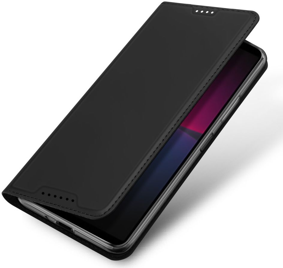 Dux Ducis Skin Pro Sony Xperia 10 V Hoesje Portemonnee Zwart afbeelding 1