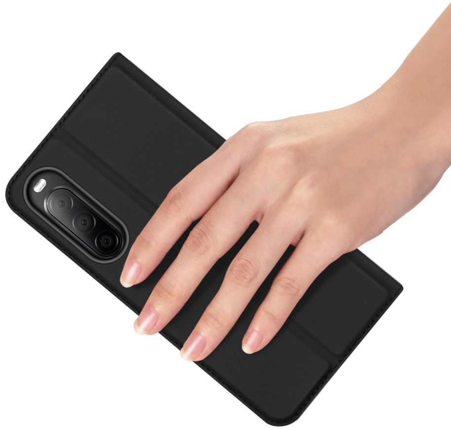 Dux Ducis Skin Pro Sony Xperia 10 V Hoesje Portemonnee Zwart afbeelding 5