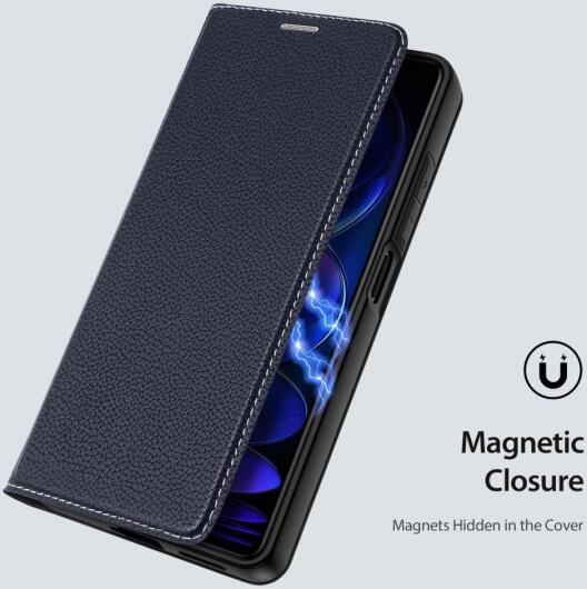 Dux Ducis Skin X2 Xiaomi Redmi Note 12 Pro Plus Hoesje Book Case Blauw afbeelding 5